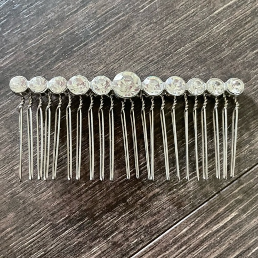 Girls CZ Hair Piece first communion quinceañera sweet 16 grad